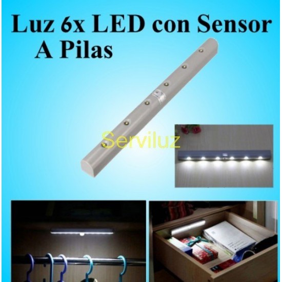 Luz Led A Pilas Con Sensor De Movimiento – ELECTROIMPORTA