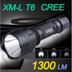 Linterna Led CREE 1300 Lm (con Led  XM-L T6)